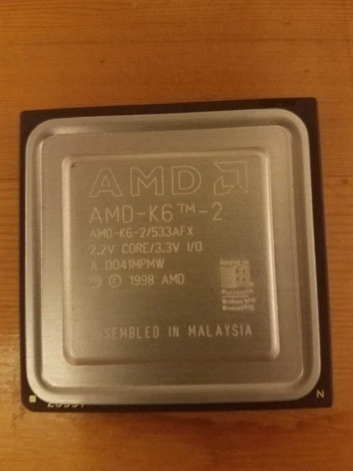 AMD K6-2 533MHz Socket 7 K6 CPU AMD K6-2/533AFX - Image 2 of 3