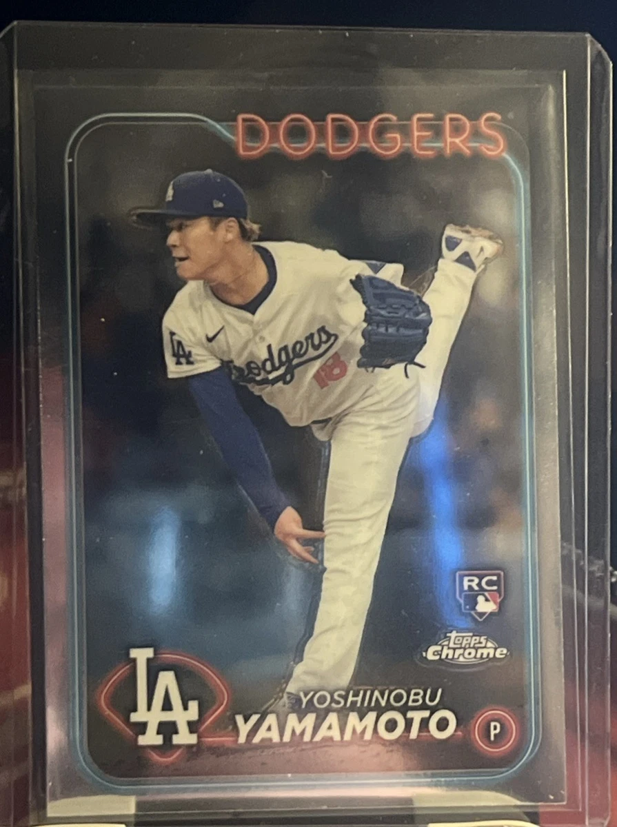 2024 Topps Chrome - Yoshinobu Yamamoto #18 for sale | eBay