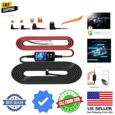 Dash Cam Hardwire Kit, Micro USB Hard Wire Kit for Dashcam, 12V-24V to 5V Car...