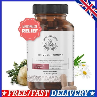 Happy Mammoth Hormone Harmony Natural.Hormonal Support for Women🤩