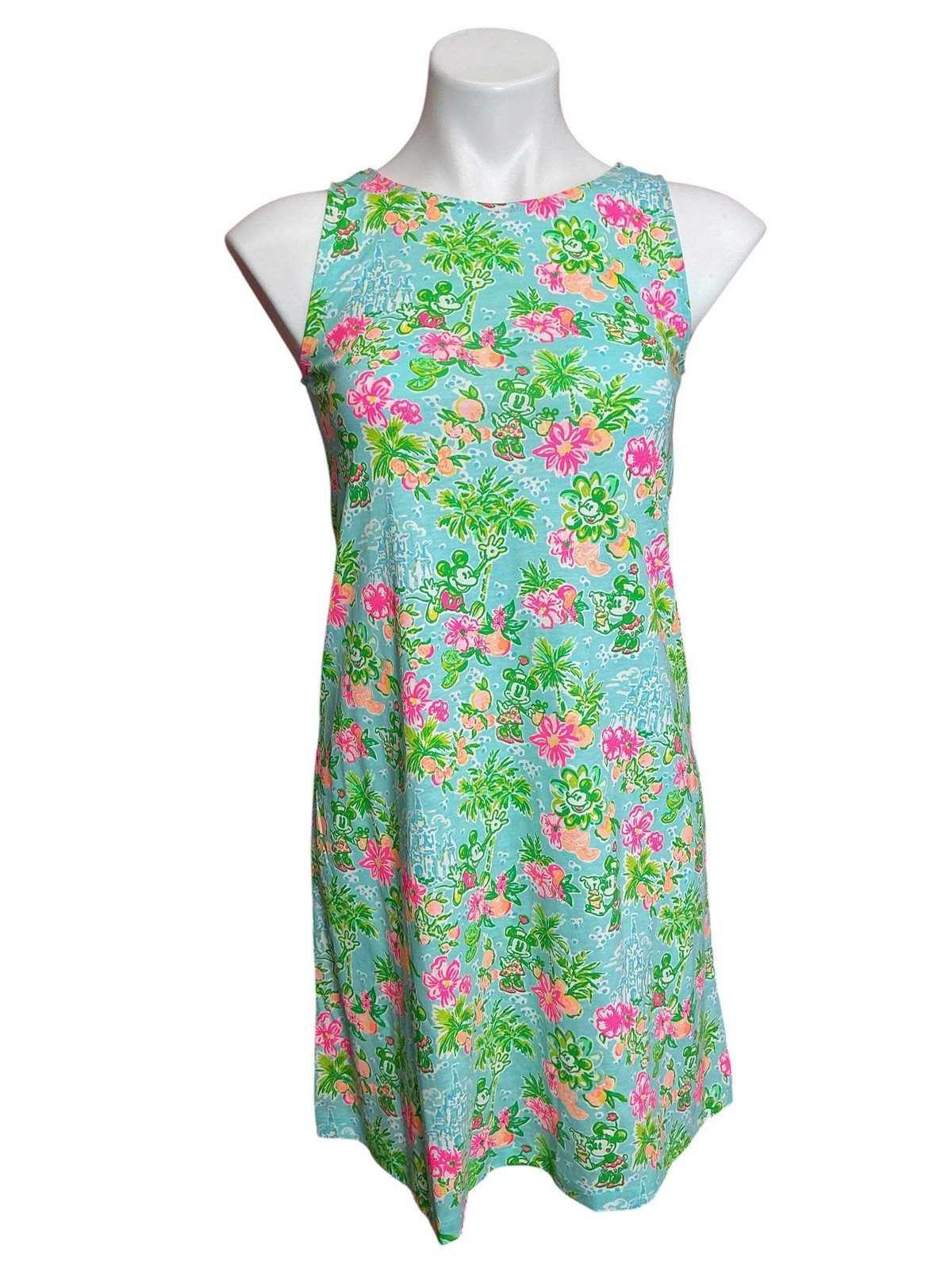 Lilly Pulitzer X Disney Kristen Swing Dress Blue Ibiza Lilly Loves Disney - Size