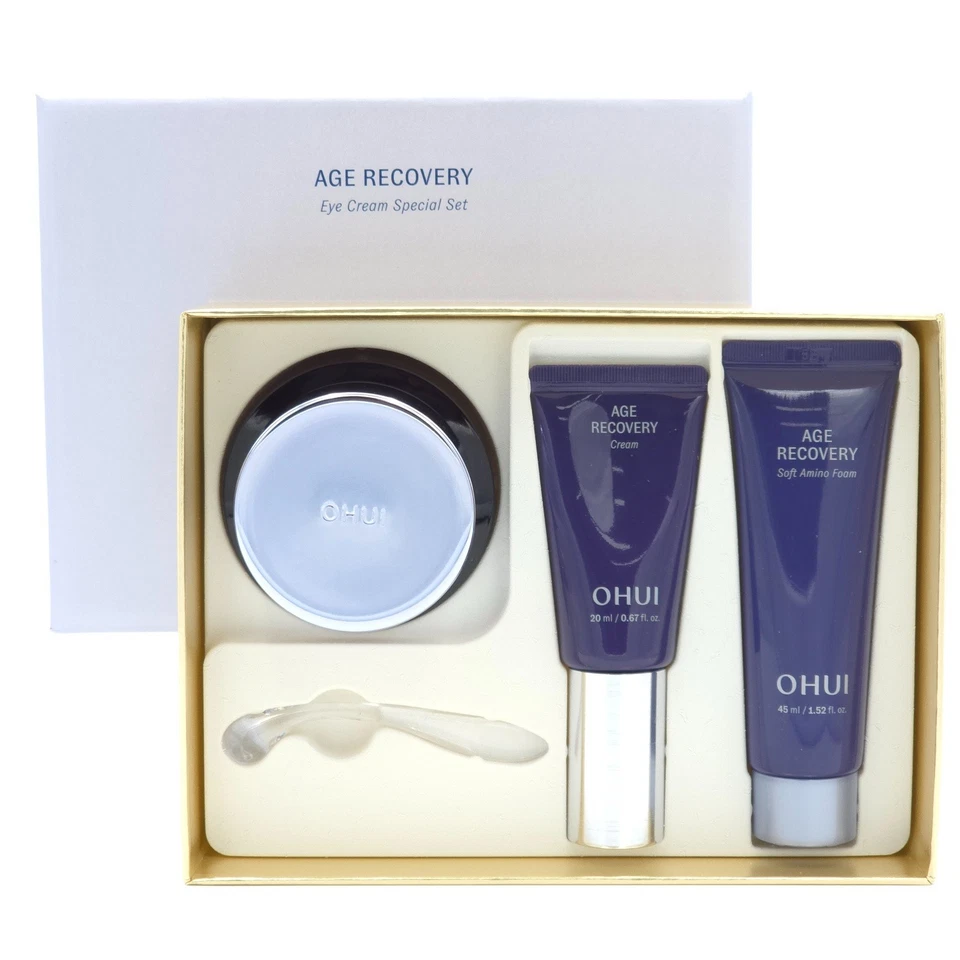 O HUI Age Recovery Eye Cream 50ml Special Set 3 Items Firming Elastic K-Beauty - Image 2 of 4