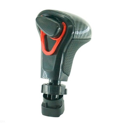Carbon Fiber Black Gear Shift Knob Handle Shift Lever For Audi A4 A5 2008-2016