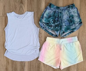 Athleta Girl Youth Girls Athleisure Mix And Match 3 Pc Lot, Size Large 12, EUC!