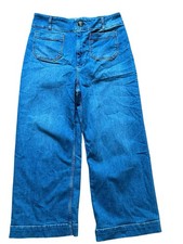 Anthropologie Pilcro The Skipper Cropped Wide-Leg Jeans Size 31