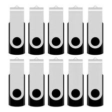 Aiibe 4GB Flash Drive Bulk 4GB USB Flash Drive Thumb Drives 10 Pack USB 2.0 M...