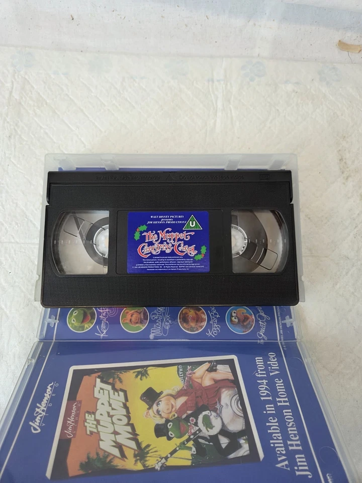 The Muppet Christmas Carol VHS 1993 Jim Henson Walt Disney Pictures untested  - Image 4 of 4