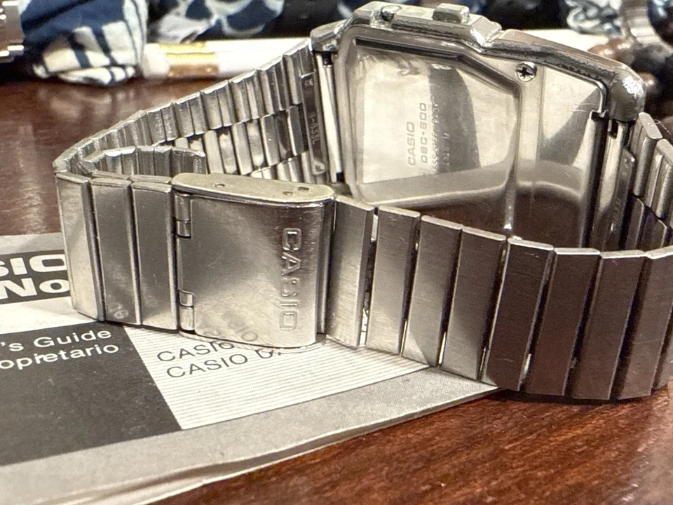 Raro módulo de base de datos telememo Casio DBC-80 563 de colección con manual funciona Foto 3 de 4