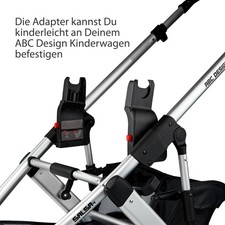 ABC Design Adapter für Kinderwagen Salsa Condor Turbo Tereno Viper Zoom Samba
