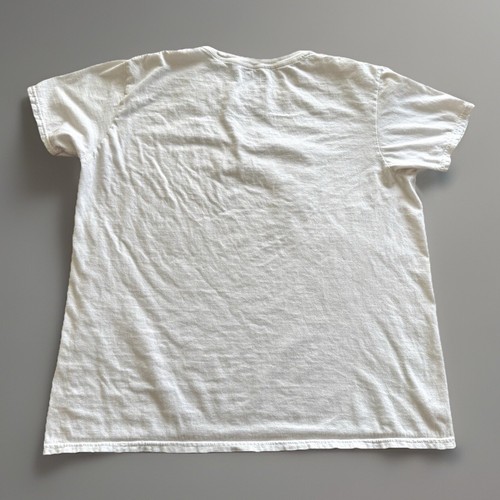 Nirvana Women's T Shirt Sz XL White Smiley Face Graphic Rock Band Music Tee - Picture 3 of 6
