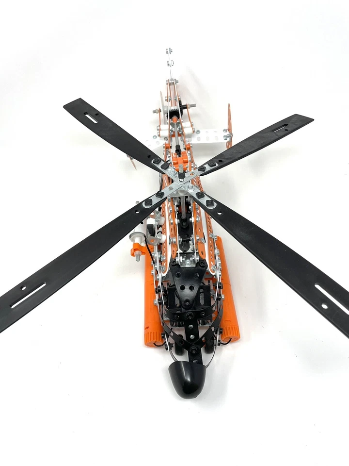 Erector Evolution Rescue Helicopter Meccano Construction Toy Motorized Metal - Image 4 of 4