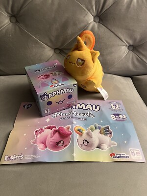Aphmau Meemeows MYSTERY PLUSH Limited Edition Unicorns Orange Re Sealed Box