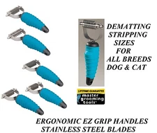 Master Grooming Tools Hair Mat Breaker Coat Stripping Razor STRIPPER Comb RAKE