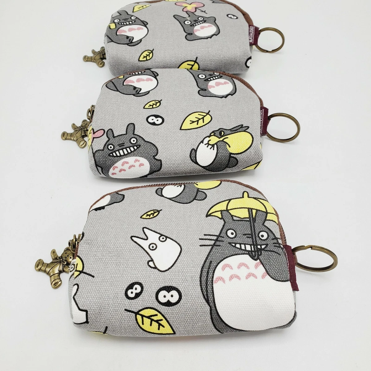 New Totoro Coin Purse Small Wallet Women s Gift Bag Zipper Canvas Anime