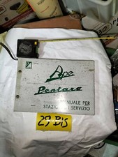 PIAGGIO APE PENTARO' MANUALE PER STAZIONE DI SERVIZIO 129 PAGG USATO DELL'EPOCA 