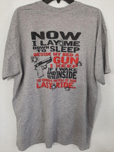 ALL AMERICAN OUTFITTERS HUMOR LAY ME DOWN TO SLEEP T-SHIRT--NEW w/o Tags - Picture 3 of 3