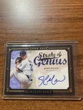 2008 Upper Deck Masterpieces Stroke of Genius John Maine #SG-MA Autograph