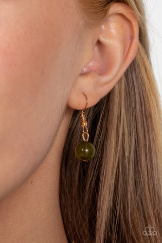 Paparazzi-Jewelry, Race to the POP - Green-Necklaces - Picture 3 of 3