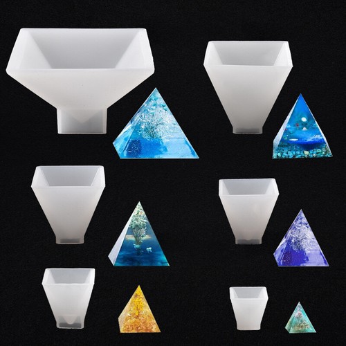 3D Pyramid Silicone Mould DIY Resin Decorative Mold Craft Jewelry Making Mold - Picture 6 of 14