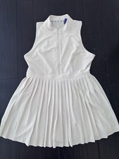 Prince Pickleball Ivory Women's Zip-Front Pleated Dress Sz XXL NEW