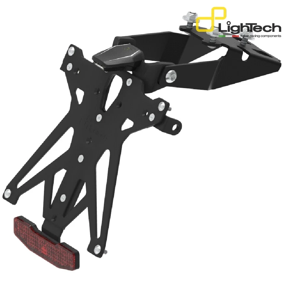 LIGHTECH Adjustable License Plate Holder Kit Honda CB 650F 2014 > 2018 - Image 2 of 3