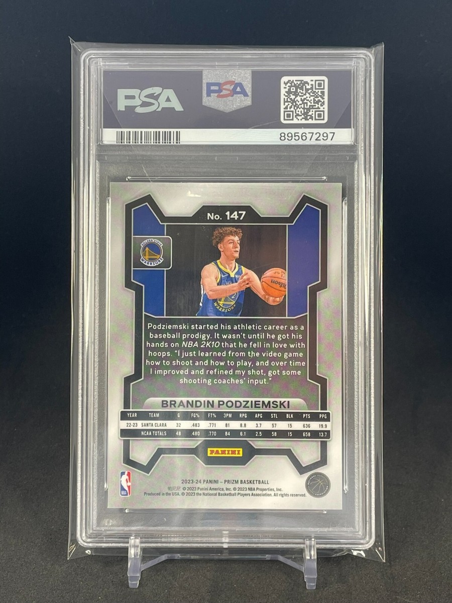 Brandin Podziemski RC auto prizm /88シリ（2023-24 Topps Finest 