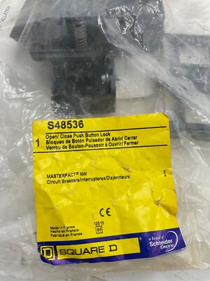 NEW SQUARE D S48536 Open Close Push Button Lock