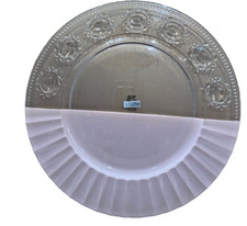 Baci Milano Sottopiatti in Melamina Trasparente e Rosa