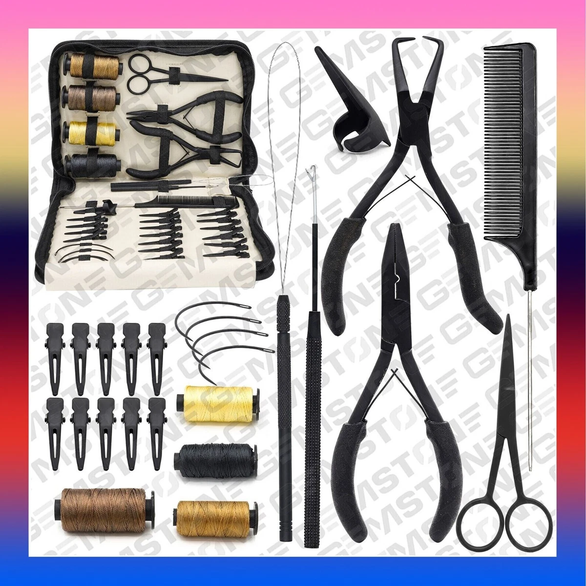 Plussign K Di Strumenti Per L'estensione Dei Capelli Pinze Per Tirare - Foto 11