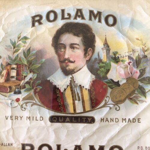 ROLAMO Cigar Box Label Advertisement Framed and Matted 11 “x 9” - Picture 8 of 11