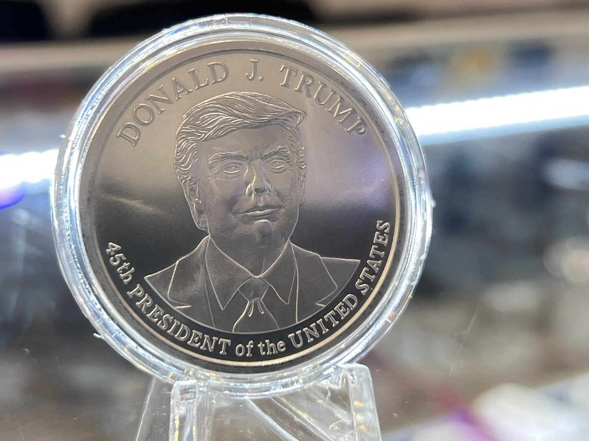 Lot Of 20 One Ounce Copper Bars - Trump Dollar Design, .999 Fine, BU Full Tube 9 thumbnail image