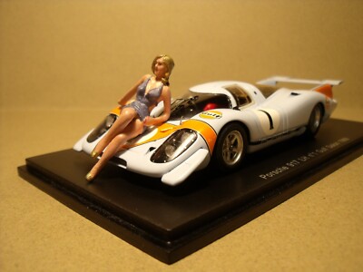 4 Figurines 1/43 Set 423 La Porsche 917 De Piech Vroom for Spark 1/43