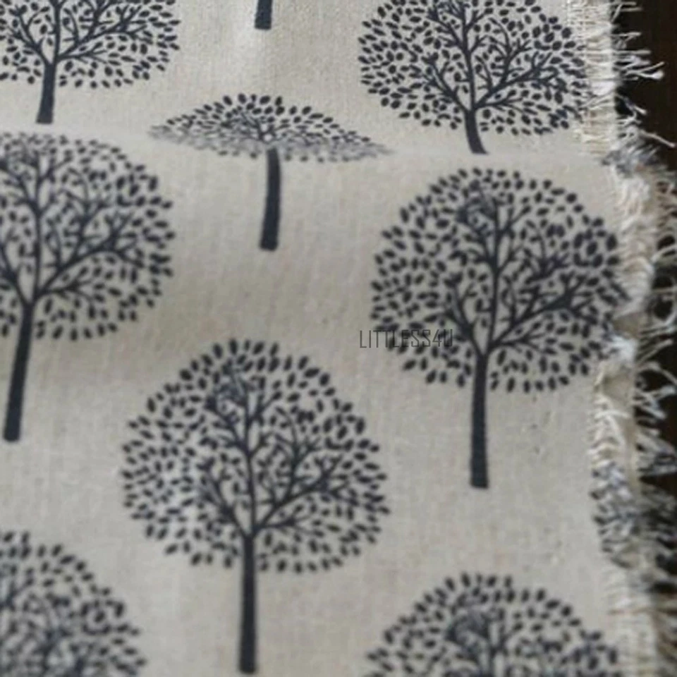 Geldbaum Druck Leinen/Baumwolle Stoff Für Polsterung Vorhang Tischdecke DIY - Bild 3 von 4