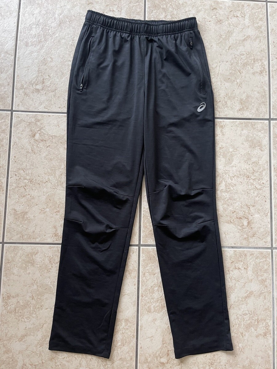 Asics Men's Running Jogger Sweat Pants Black Medium Race Training