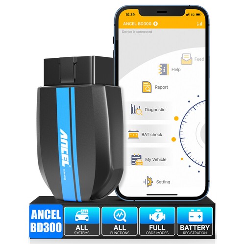 ANCEL BD300 OBD2 Scanner Bluetooth Fit for BMW All System Code Reader ...