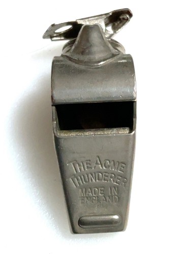 Sifflet vintage The Acme Thunderer fabriqué en Angleterre