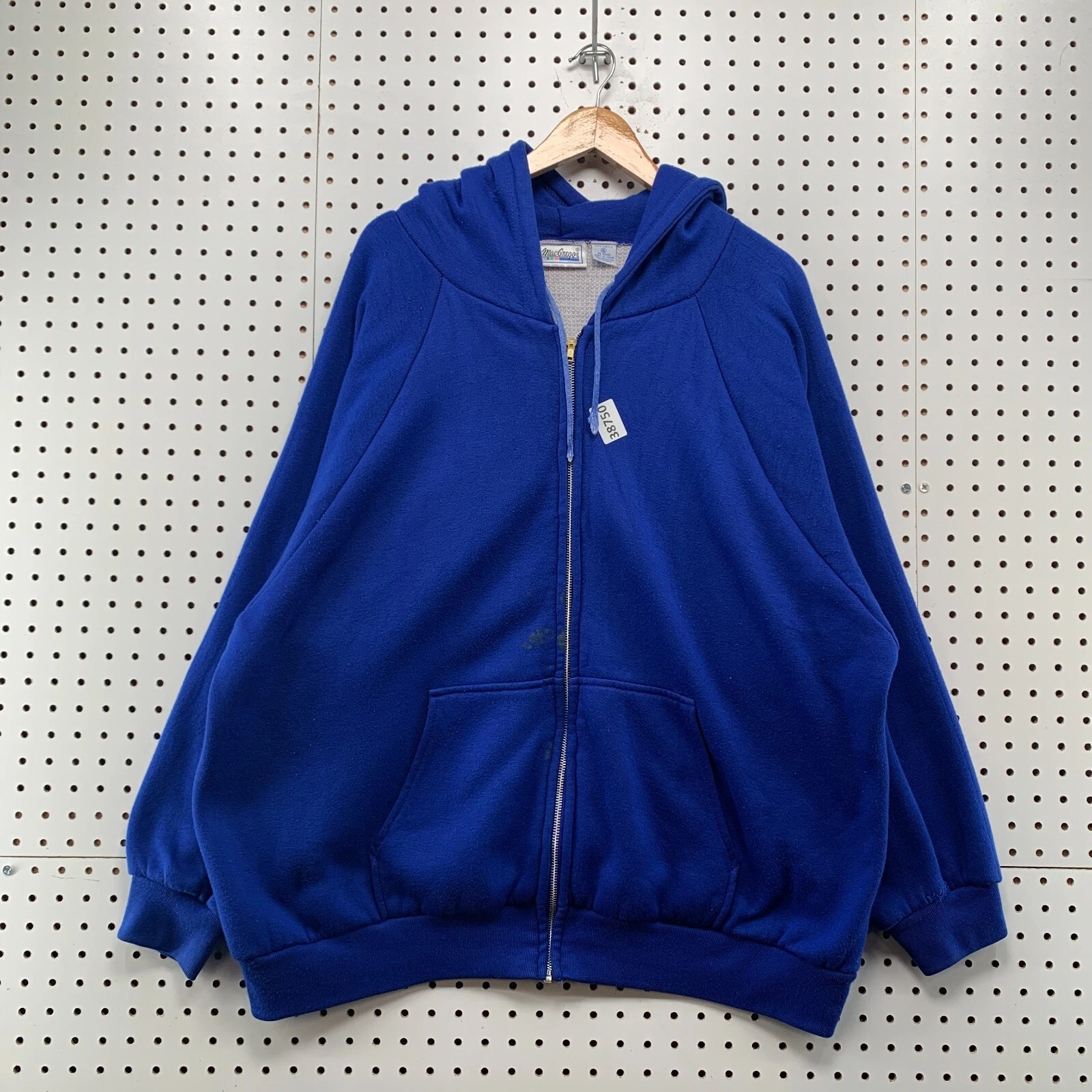 Vintage MacGregor Thermal Lined Hoodie Mens 2XL Royal Blue Zip Hooded 28x28
Opens in a new window or