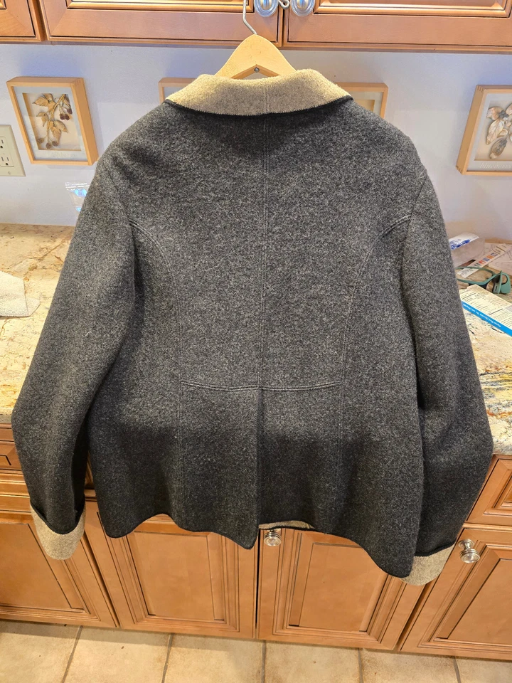 Chaqueta de lana pura para mujer GEIGER Tyrol Austria talla 42 Foto 2 de 4