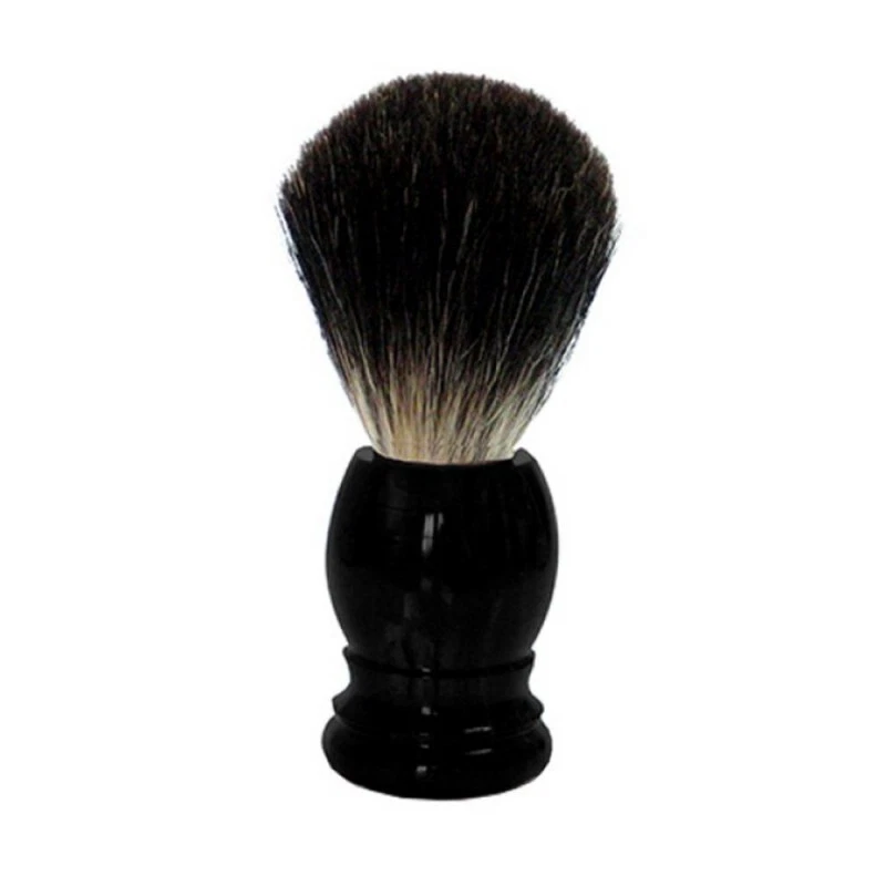 Golddachs Pure Badger Shaving Brush Black Handle %100 GERMANY