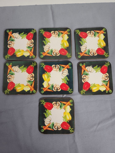 Heart Essentials Vegetable Coasters #A21