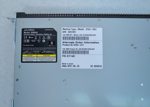 Mellanox IS5030 IS50XX InfiniBand 36 Port 40Gb QSFP+ Dual PSU Managed Switch - Picture 12 of 12