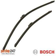 BMW 5 MODELS F07 F10 F11 F18 GENUINE BOSCH A524S AEROTWIN FRONT WIPER BLADES