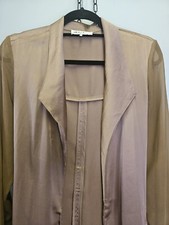 House Of Cb Rose Gold Duster Coat Size Small