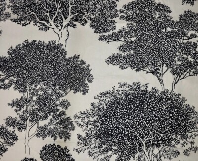 Arboretum in Black BTY Designed By Thomas Paul for Duralee 100% Cotton 54'' Wide