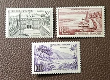 2079 - FRANCE - SCOTT# 907 - 909 - MNH - CAT $30.00