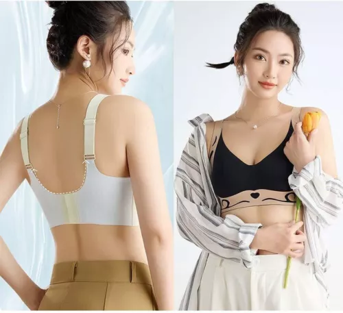 Dawncog Wireless Push Up Bra 2024 Super Gather Push-Up Anti Sagging for Senior - Picture 9 of 28