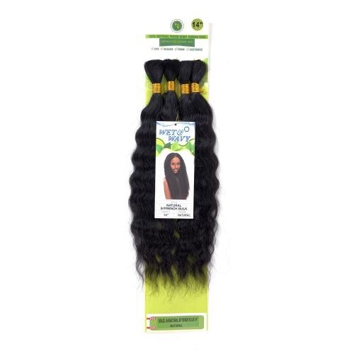 Janet Collection unverarbeitete natürliche reine Remy nass & wellig S/französische Großpackung 14 Zoll - Bild 1 von 3