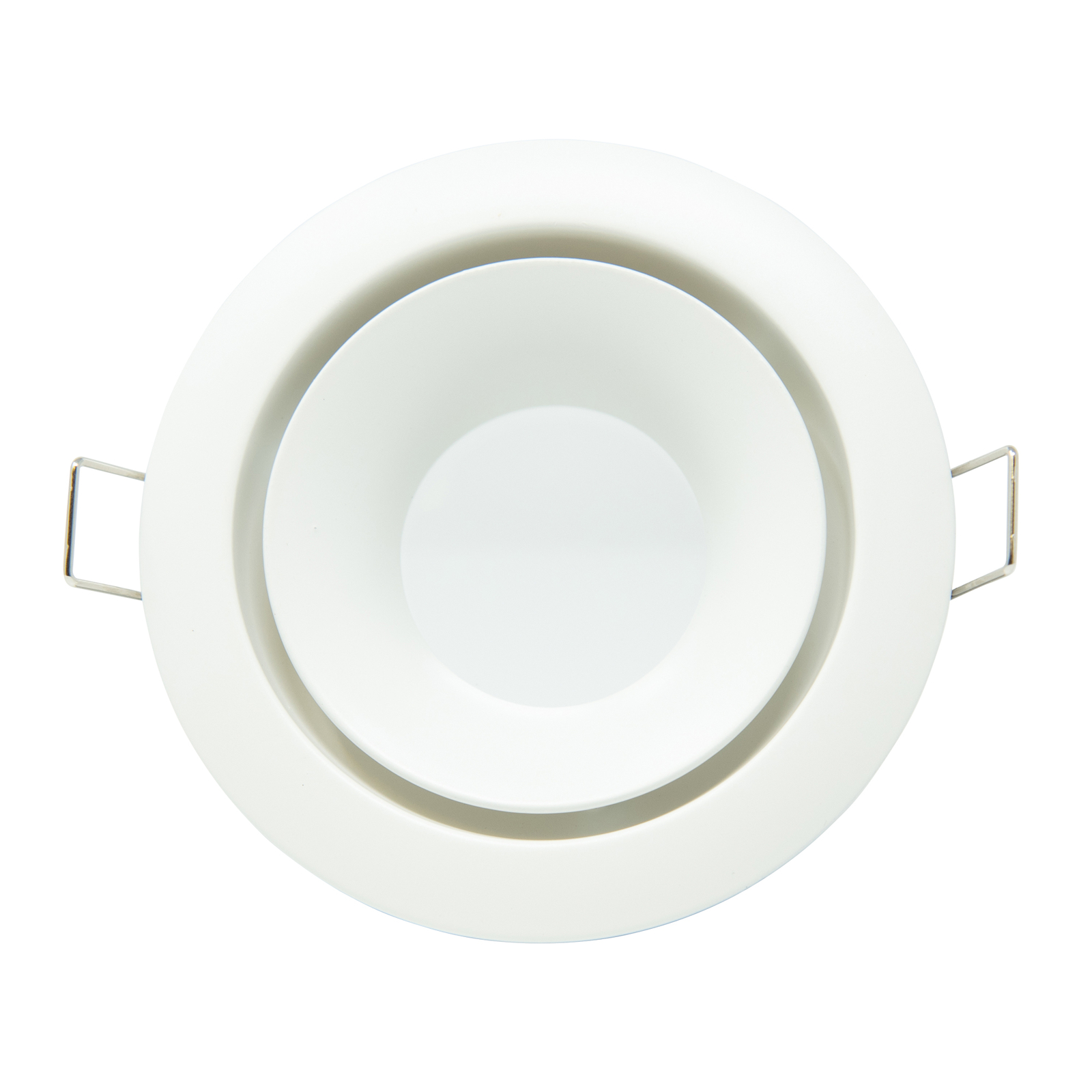 Pack of 5  TIME LED Stellar GU10 LED Downlight Can with Coloured Ring Inserts