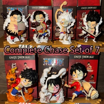 Complete Chase Set Gear Five Luffy One Piece Hidden Dissectibles Mighty Jaxx