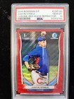 <!--F#f_0-->2014 Bowman D.P. #CDP120 Justin Steele Chrome Red Wave Refractor 14/25 PSA 10<!--F/-->